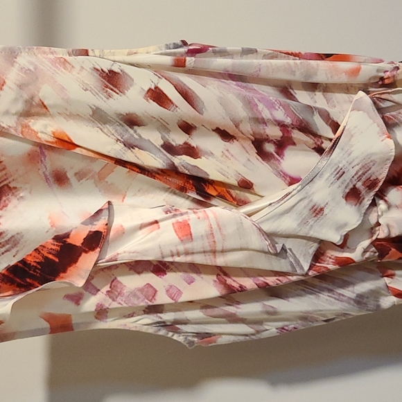 Parker Pink Ruffle High Low Dress, XS - Picture 6 of 9